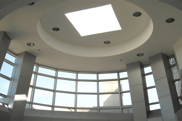 Glass Wall System and Skylight
